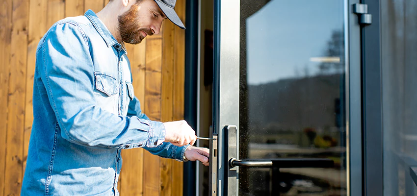 Frameless Glass Storefront Door Locks Replacement in Solvang, CA